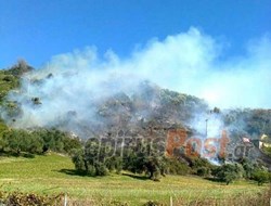 Πυρκαγιά στην Πρέβεζα - Έκλεισε η εθνική